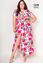Immagine di PLUS SIZE FLORAL WRAP FRONT DRESS